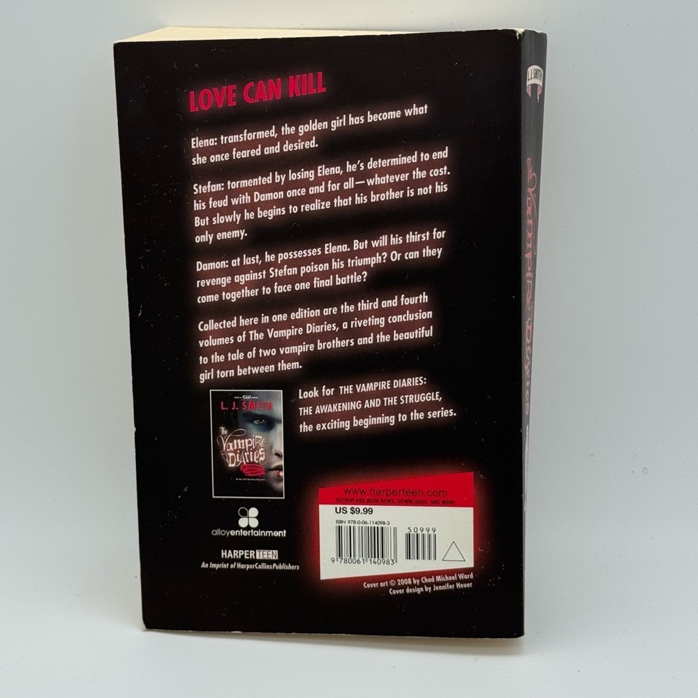The Vampire Diaries The Fury and Dark Reunion by L.J. Smith - Paperback - Picture 3 of 3